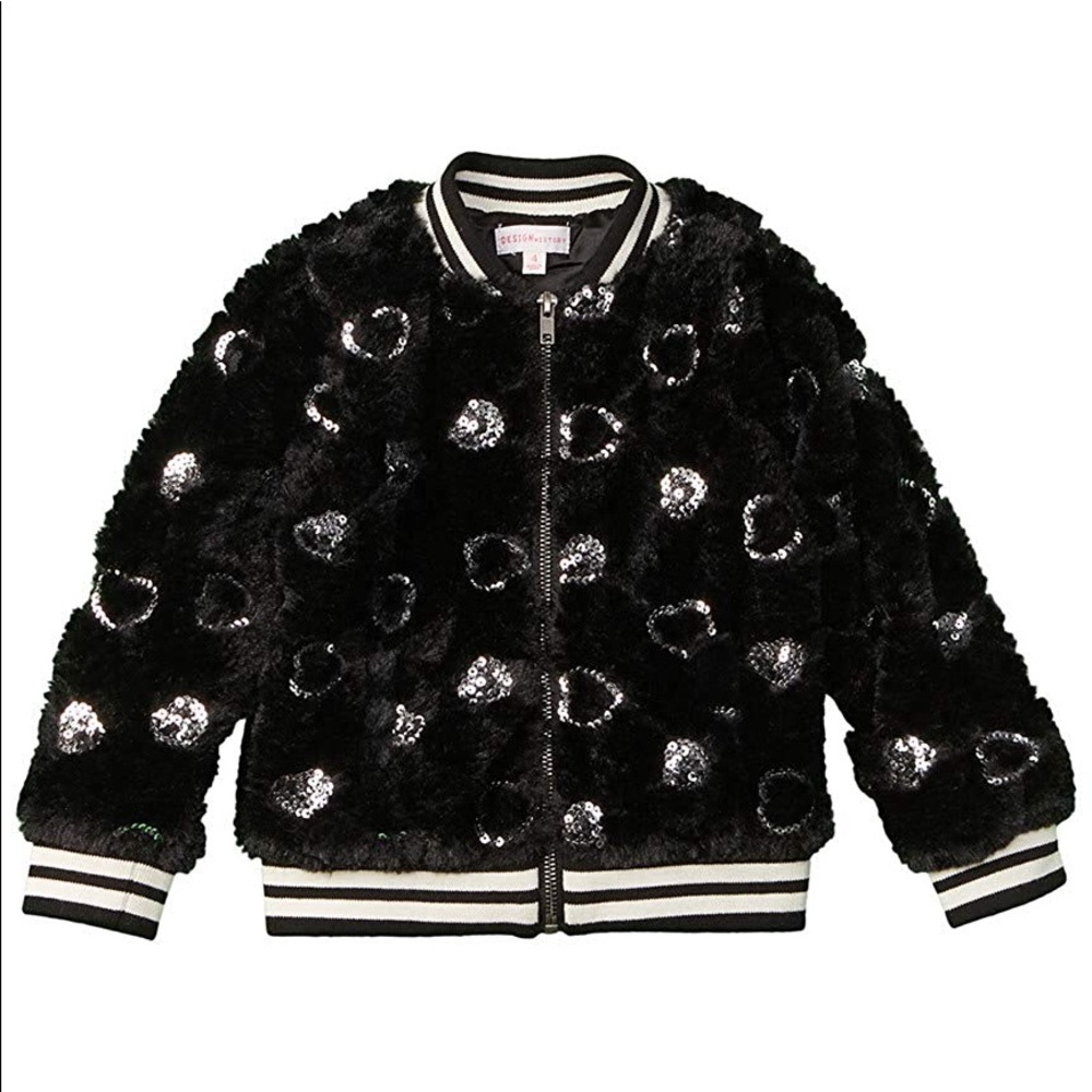 Luxe Faux Fur Bomber Jacket - Size 6